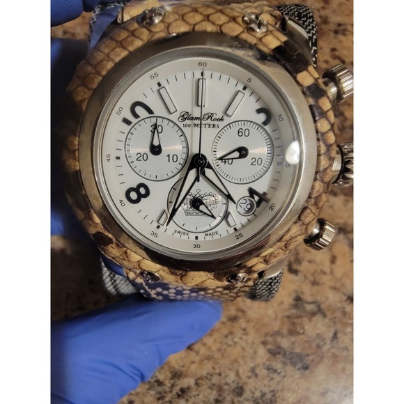 Watch Glam Rock Man GR10127 Quartz Analogue‎ Chronograph Steel - Picture 1 of 7